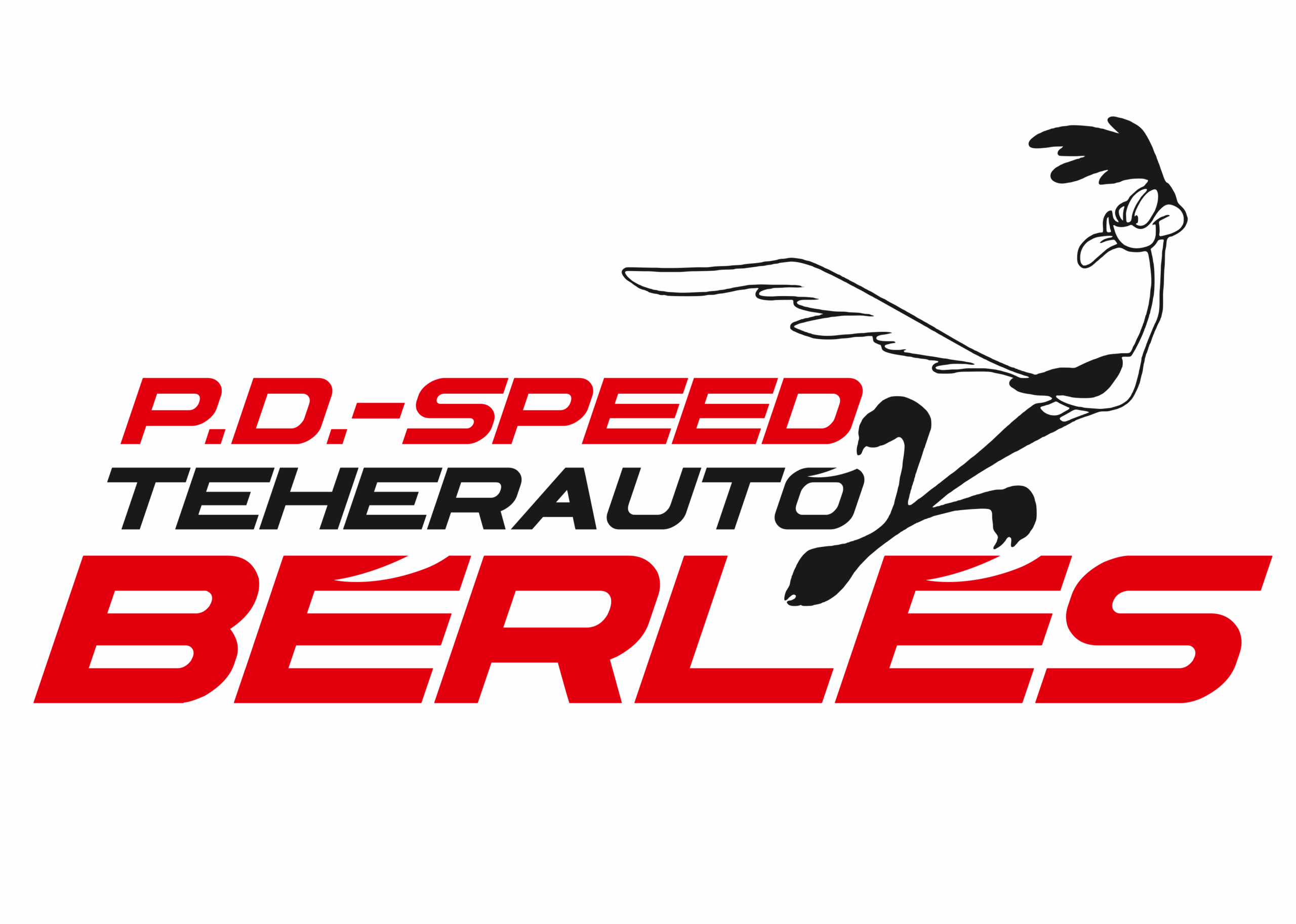 P.D.-Speed teherautó-bérlés logó